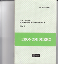 EKONOMI MIKRO SERI SINOPSIS PENGANTAR ILMU EKONOMI No;1