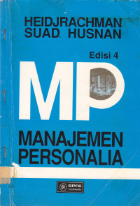 Image of MANAJEMEN PERSONALIA EDISI KEEMPAT