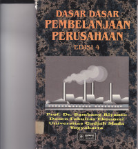 Image of DASAR-DASAR PEMBELANJAAN PERUSAHAAN