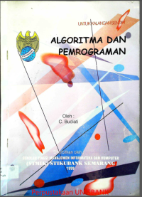 ALGORITMA DAN  PEMROGRAMAN