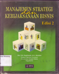 MANAJEMEN STRATEGI DAN KEBIJAKSANAAN BISNIS