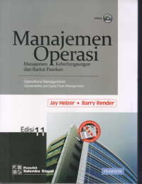MANAJEMEN OPERASI: MANAJEMEN KEBERLANGSUNGAN DAN RANTAI PASOKAN, EDISI 11