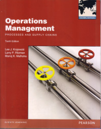 Image of OPERATIONS MANAGEMENT: PROCESSES AND SUPPLY CHAINS, TENTH EDITION