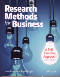 RESEARCH METHODS FOR BUSINESS: A SKILL-BUILDING APPROACH,ED.7