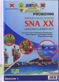 Image of PROSIDING SIMPOSIUM NASIONAL AKUNTANSI 