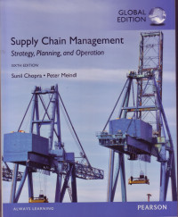 SUPPLY CHAIN MANAGEMENT: STRATEGY, PLANNING AND OPERATION, 6 ED.