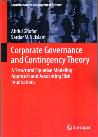 CORPORATE GOVERNANCE AND CONTIGENCY THEORY : A STRUCTURAL EQUATION MODELING APPROACH AND ACCOUNTING RISK IMPLICATIONS