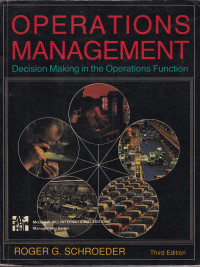 Image of OPERATIONS MANAGEMENT: DECISION MAKING IN THE OPERATIONS FUNCTION