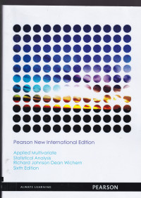 Image of APPLIED MULTIVARIATE STATISTICAL ANALYSIS