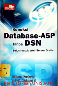 KONEKSI DATABASE-ASP TANPA DSN:SOLUSI UNTUK WEB SERVER GRATIS