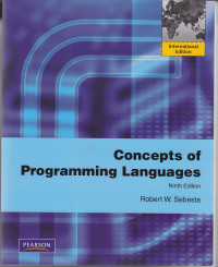 CONCEPTS OF PROGRAMMING LANGUAGES, NINTH EDITION