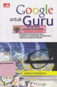 GOOGLE UNTUK GURU