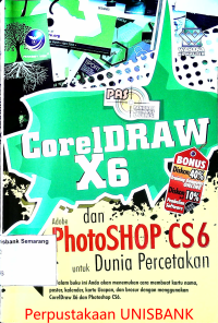 Image of CORELDRAW X6 & ADOBE PHOTOSHOP CS6 UNTUK DUNIA PERCETAKAN