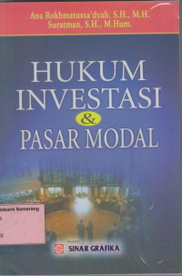 HUKUM INVESTASI & PASAR MODAL