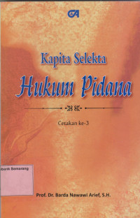 KAPITA SELEKTA HUKUM PIDANA