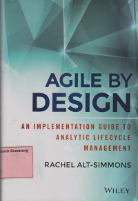 AGILEBY DESIGN An Implementation Guide Analytic Lifecycle management