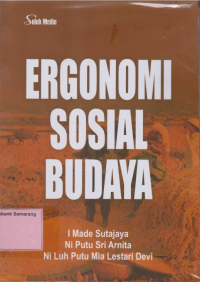 ERGONOMI & SOSIAL BUDAYA