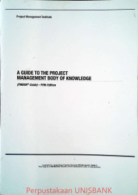 A GUIDE TO THE PROJECT MANAGEMENT BODY OF KNOWLEDGE