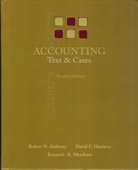 ACCOUNTING  TEXT & CASES 12 ED