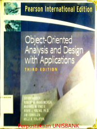 OBJECT-ORIENTED ANALYSIS AND DESIGN WITH APPLICATIONS, THIRD EDITION