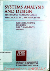 SYSTEMS ANALYSIS AND DESIGN