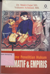 Image of DUALISME PENELITIAN HUKUM NORMATIF & EMPIRIS