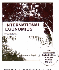 INTERNATIONAL ECONOMICS