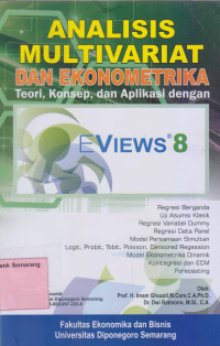 Image of ANALISIS MULTIVARIAT & EKONOMETRIKA; Teori, Konsep & Aplikasi dgn EVIEWS 8