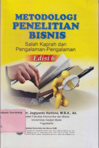 Image of METODOLOGI PENELITIAN BISNIS